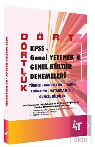 Dört Dörtlük KPSS-B Denemeleri