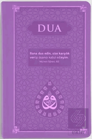 Dua (Evrâd-ı Şerîfe) Orta Boy Arapça/Türkçe - Termo Kapak - Lila