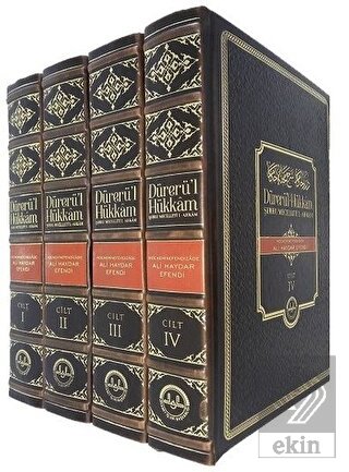 Dürerü\'l Hükkam Şerhü Mecelletil Ahkam (4 Cilt Tak
