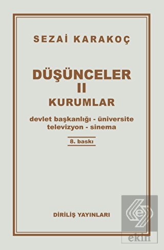 Düşünceler - 2 Kurumlar