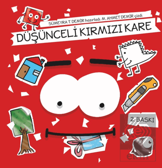 Düşünceli Kırmızı Kare Sümeyra T. Demir Balık Kitap Satın Al - ekinkit