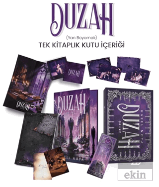 Duzah 3: Şah ve Mat - Tek Kitaplık Kutu Yan Boyamalı Hazel Noya Ephesu