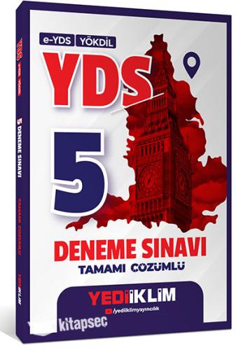 E-YDS YÖKDİL YDS Tamamı Çözümlü 5 Deneme Sınavı