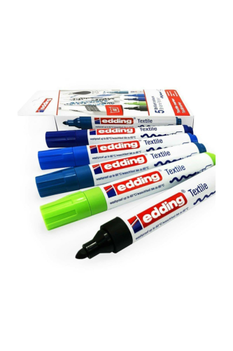 Edding 4500 Kumaş Boyama Kalemi 5 Li Kutu Cool