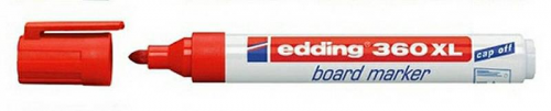 Edding (E-360XL) Beyaz Yazı Tahtası Kalemi Kırmızı