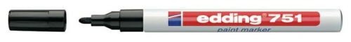 Edding (E-751) Boya Dekor Markörü Siyah