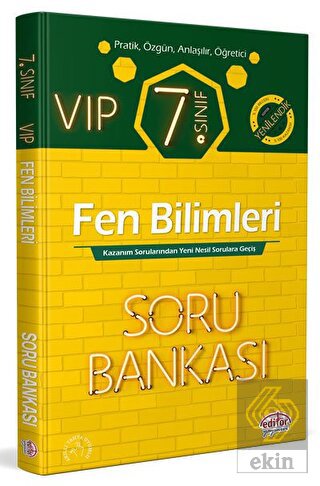 Editör 7. Sınıf VIP İngilizce Soru Bankası