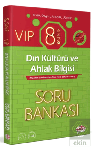 Editör 8. Sınıf VIP Din Kültürü ve Ahlak Bilgisi S