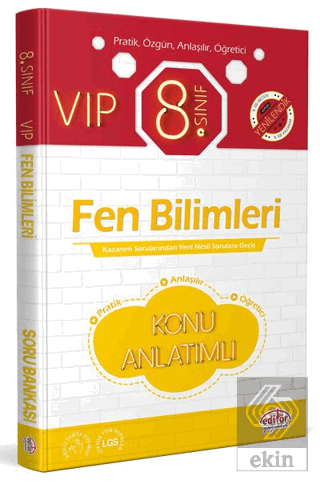 Editör 8. Sınıf VIP Fen Bilimleri Konu Anlatımlı
