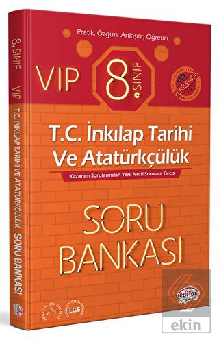 Editör 8. Sınıf VIP T.C. İnkılap Tarihi ve Atatürk