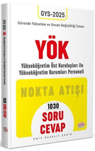Editör Yayınları 2025 GYS YÖK Nokta Atışı Soru Cevap