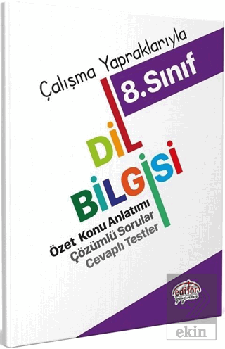 Editör Yayınları 8. Sınıf Dil Bilgisi Özet Konu An