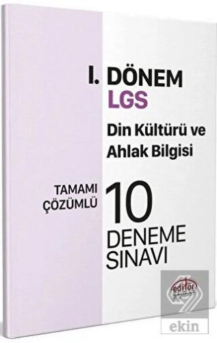 Editör Yayınları 8. Sınıf LGS Din Kültürü ve Ahlak