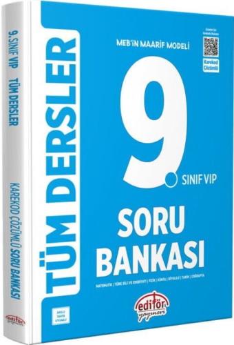 Editör Yayınları 9. Sınıf VİP Tüm Dersler Soru Bankası