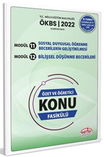 Editör Yayınları Başöğretmen Modül 11 Sosyal Duygusal Öğrenme Becerilerin Geliştirilmesi - Modül 12 Bilişsel Düşünme Becerileri