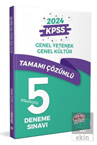 Editör Yayınları KPSS GYGK Tamamı Çözümlü 5 Fasikü