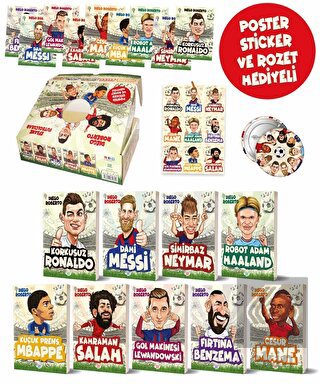 Efsane Futbolcular Kutulu Set (9 Kitap Takım)