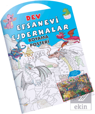 Efsanevi Ejderhalar Dev Boyama Posteri