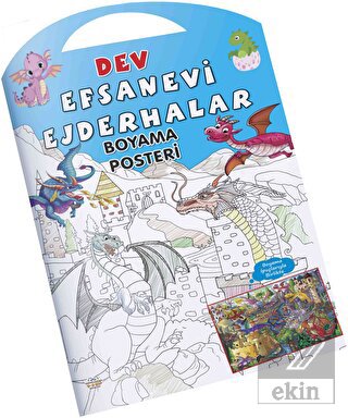 Efsanevi Ejderhalar Dev Boyama Posteri