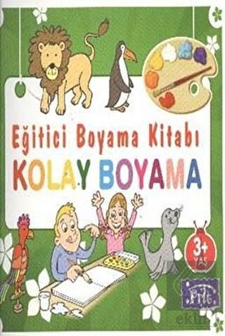 Eğitici Boyama Kitabı - Kolay Boyama