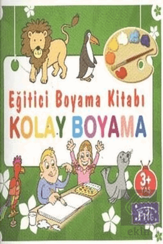 Eğitici Boyama Kitabı - Kolay Boyama