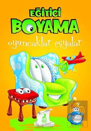 Eğitici Öğretici Boyama - Oyuncaklar Eşyalar