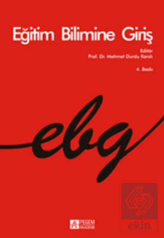 Eğitim Bilimine Giriş