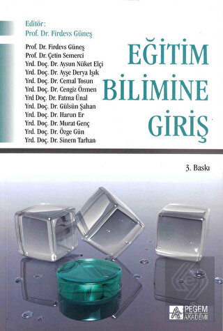 Eğitim Bilimine Giriş