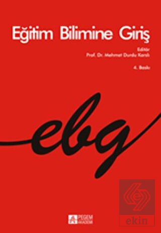 Eğitim Bilimine Giriş