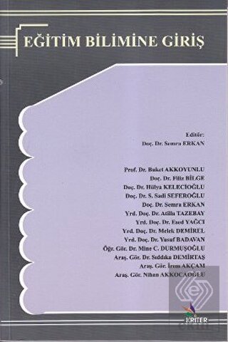 Eğitim Bilimine Giriş