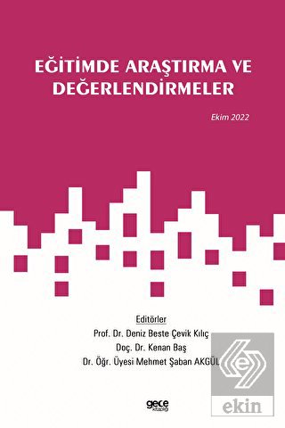 Eğitimde Araştırma ve Değerlendirmeler / Ekim 2022