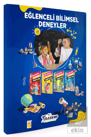 Eğlenceli Bilimsel Deneyler Serisi 4 Kitap