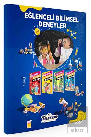 Eğlenceli Bilimsel Deneyler Serisi 4 Kitap