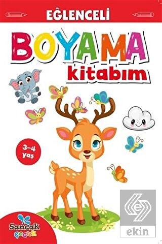 Eğlenceli Boyama Kitabım - Kırmızı Kitap
