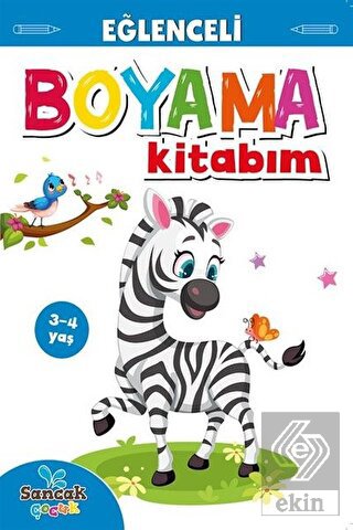 Eğlenceli Boyama Kitabım - Mavi Kitap