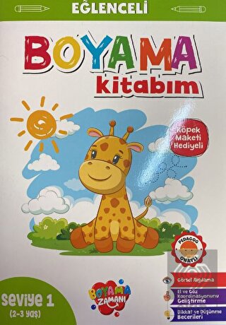 Eğlenceli Boyama Kitabım - Mavi Kitap