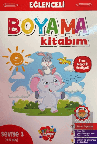 Eğlenceli Boyama Kitabım - Pembe Kitap
