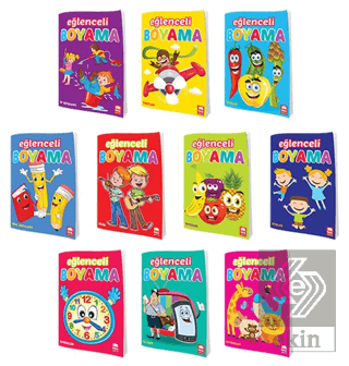 Eğlenceli Boyama Seti (10 kitap)