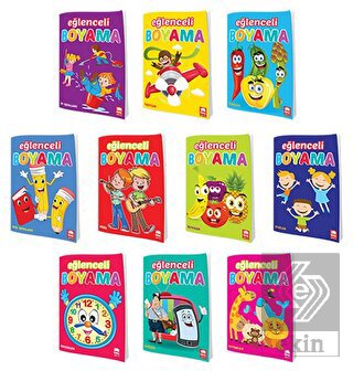 Eğlenceli Boyama Seti (10 kitap)