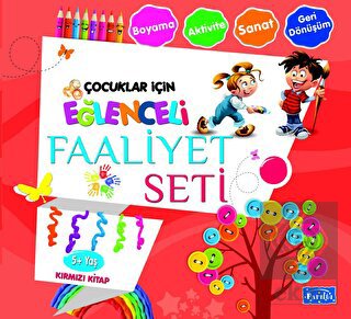 Eğlenceli Faaliyet Seti Kırmızı Kitap – 5 Yaş Üzer