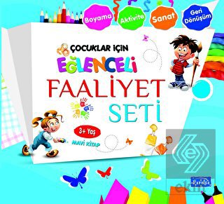 Eğlenceli Faaliyet Seti Mavi Kitap – 3 Yaş Üzeri