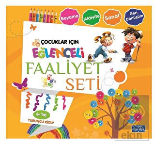 Eğlenceli Faaliyet Seti Turuncu Kitap - 4 Yaş Üzer