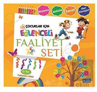 Eğlenceli Faaliyet Seti Turuncu Kitap - 4 Yaş Üzer