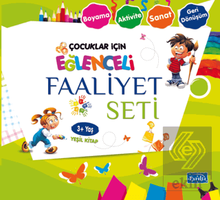 Eğlenceli Faaliyet Seti Yeşil Kitap - 3 Yaş Üzeri