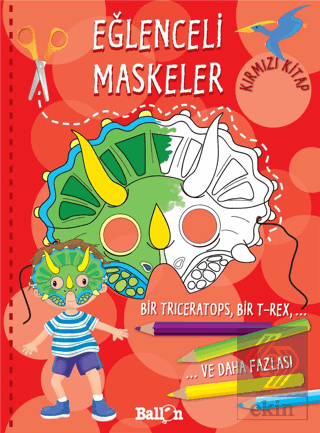 Eğlenceli Maskeler Kırmızı Kitap