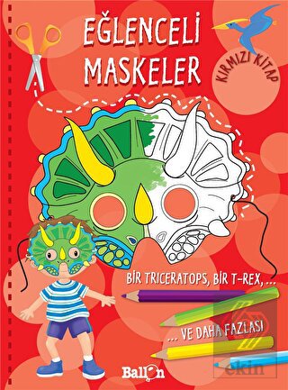 Eğlenceli Maskeler Kırmızı Kitap