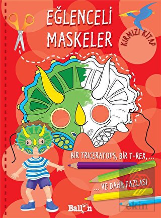 Eğlenceli Maskeler Kırmızı Kitap