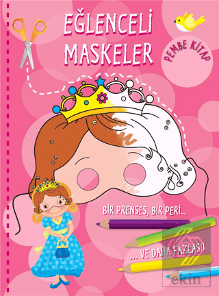 Eğlenceli Maskeler Pembe Kitap