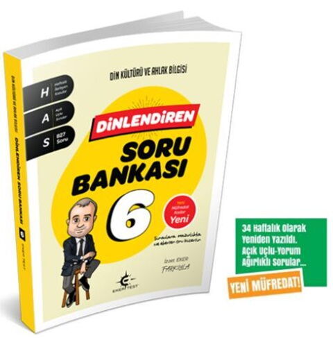 Eker Test 6. Sınıf Din Kültürü ve Ahlak Bilgisi Dinlendiren Soru Banka