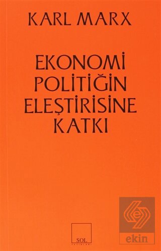 Ekonomi Politiğin Eleştirisine Katkı